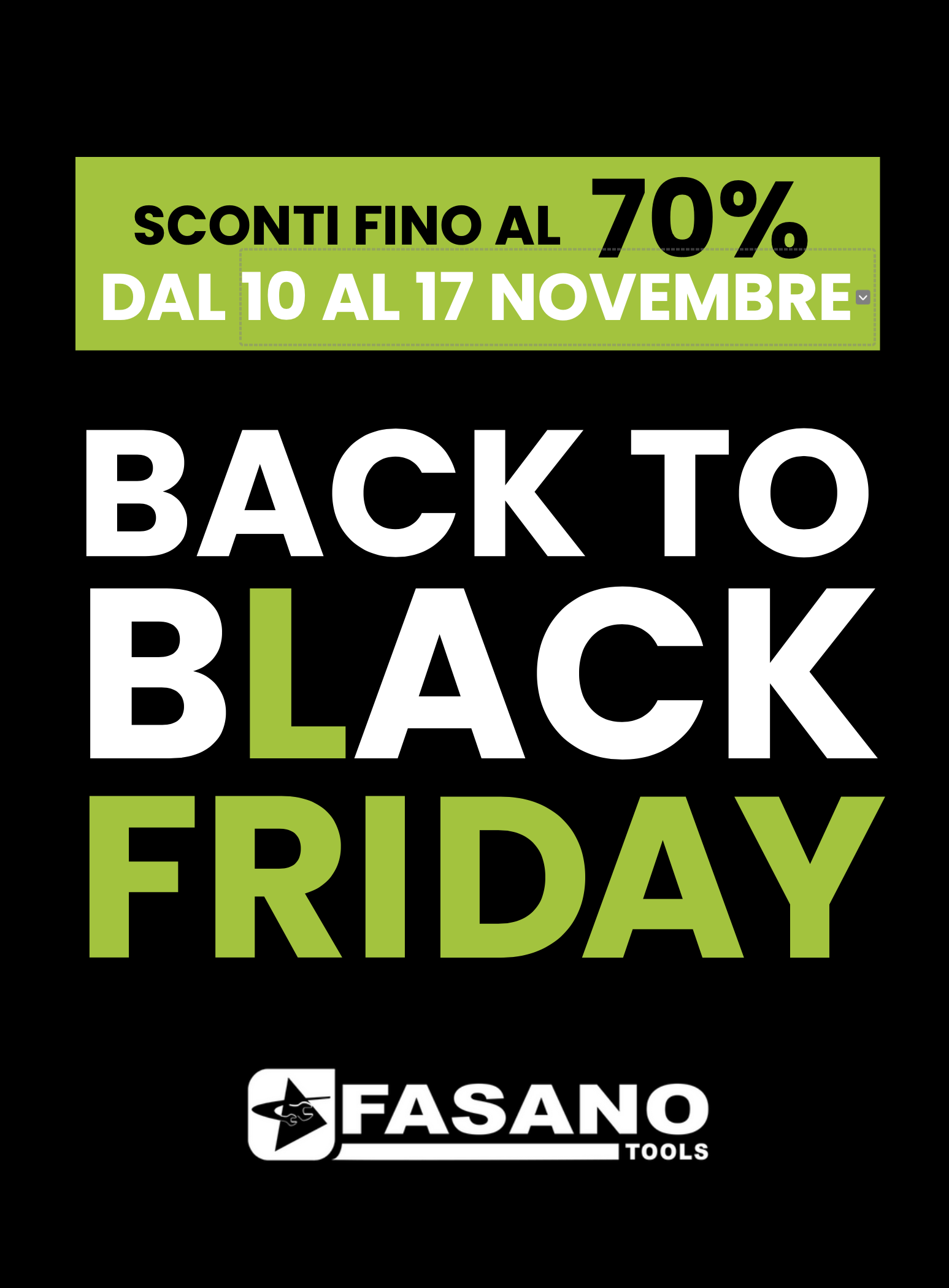Immagine catalogo Fasano Black Friday
